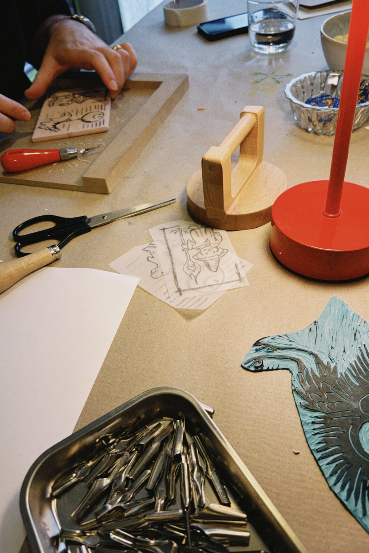 Linoldruck – Papier – Workshop