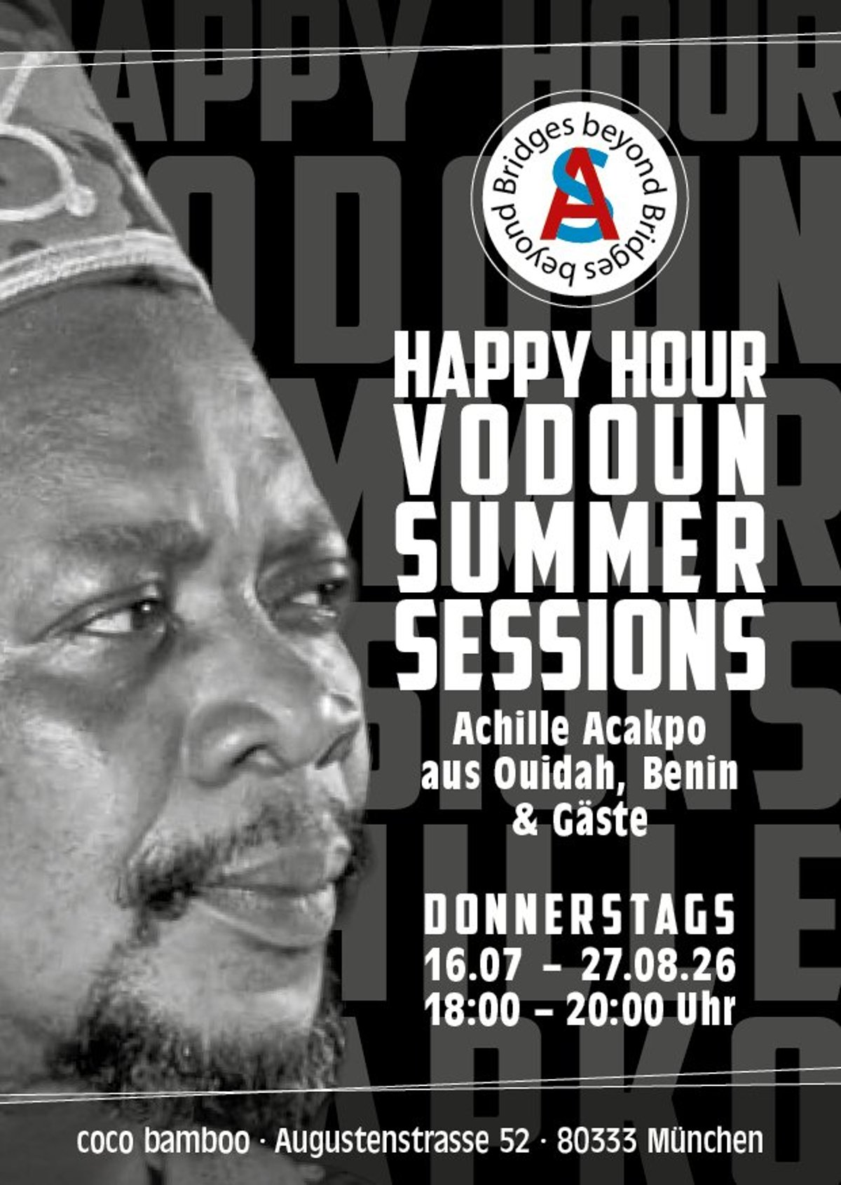 Happy Hour Summer Vodoun Sessions mit Achille Acakpo