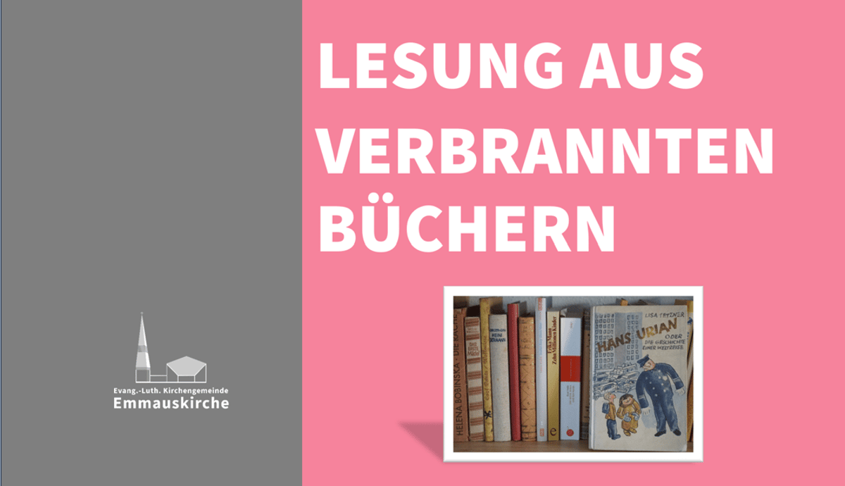 Lesung aus verbrannten Büchern
