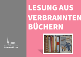 Lesung aus verbrannten Büchern