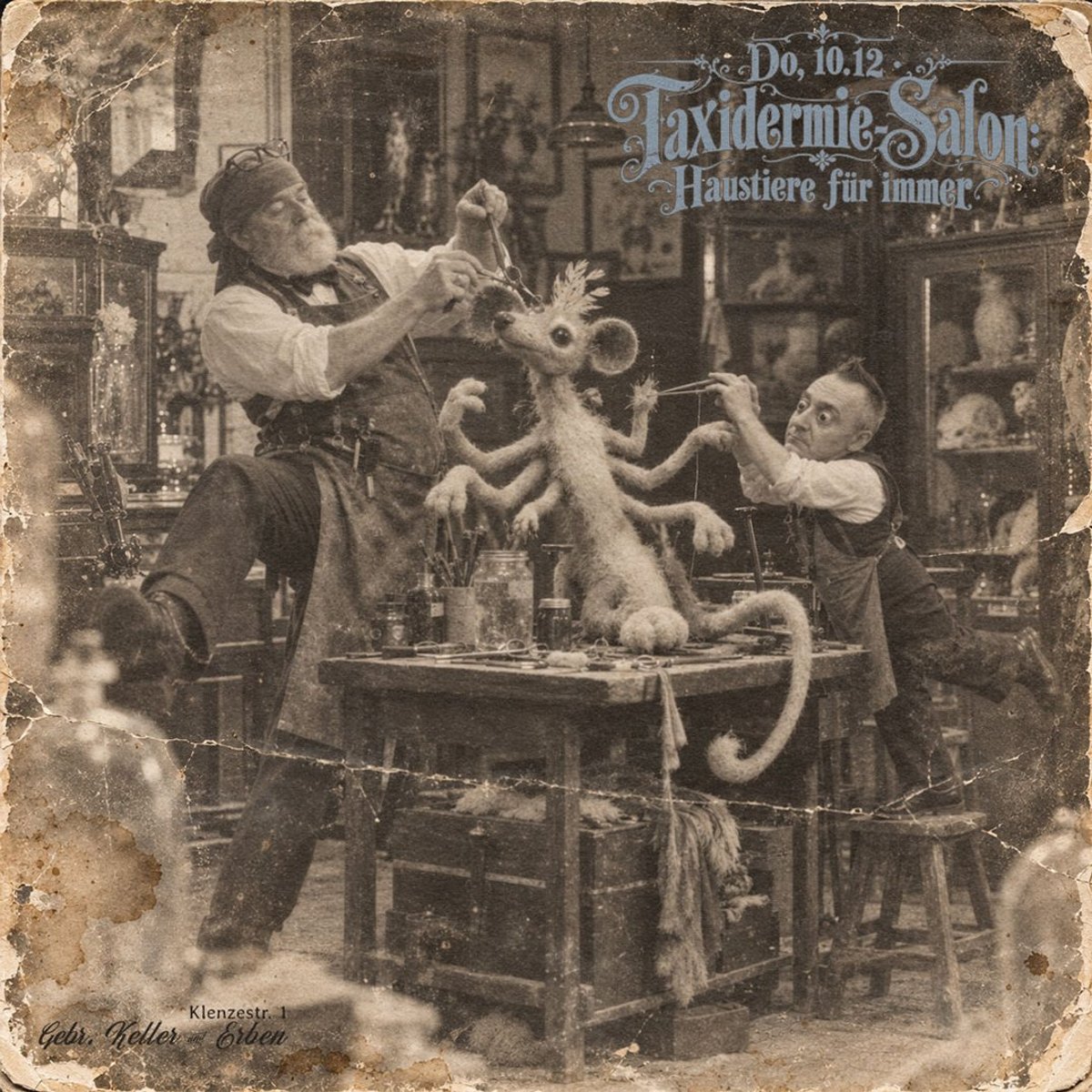 Taxidermie-Salon: Haustiere für immer
