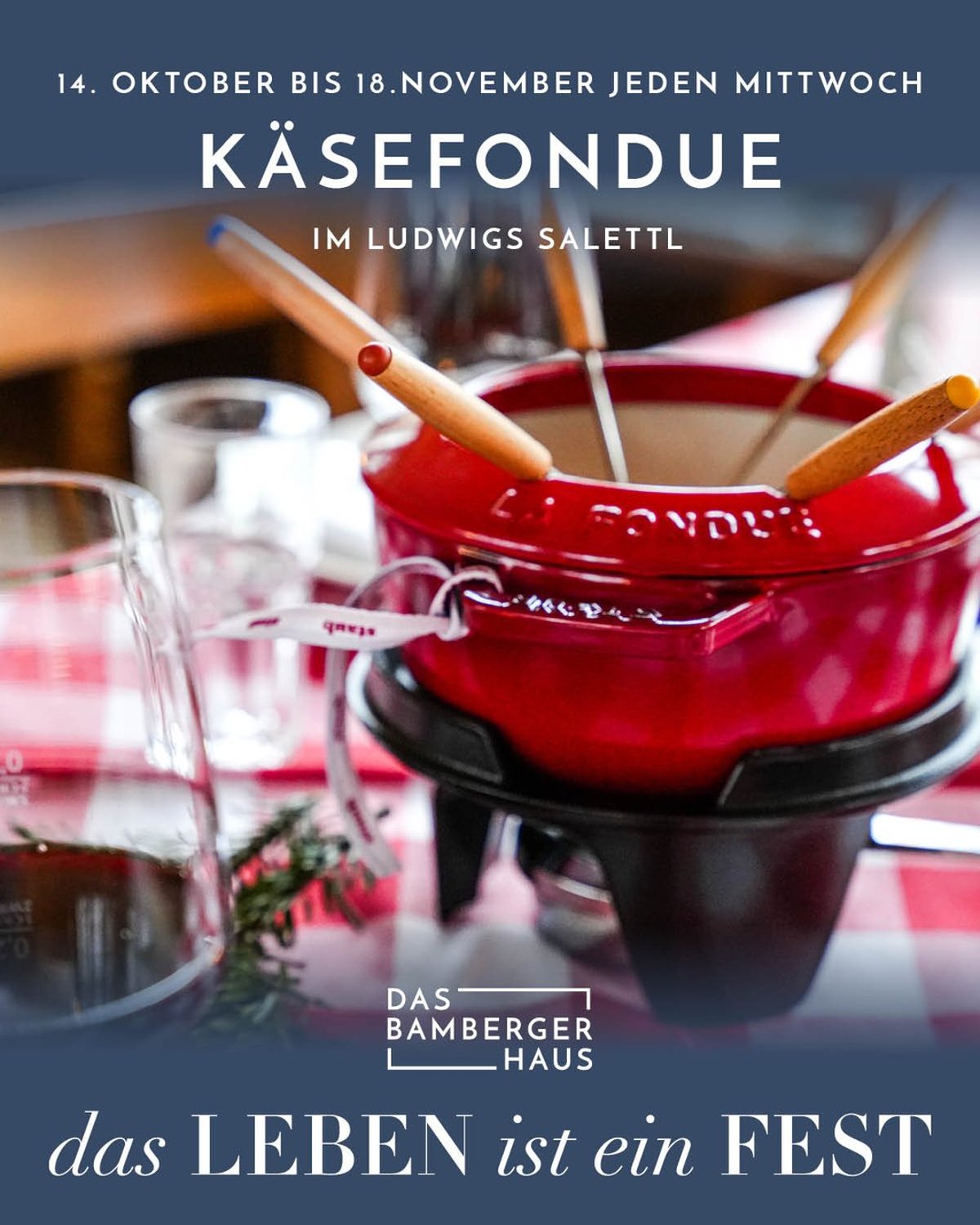 Käsefondue im urigen Salettl