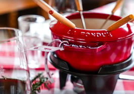 Käsefondue im urigen Salettl