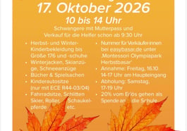 Herbstbasar Montessorischule im Olympiapark
