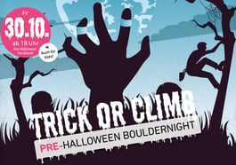 Trick or Climb: Pre-Halloween Bouldernight