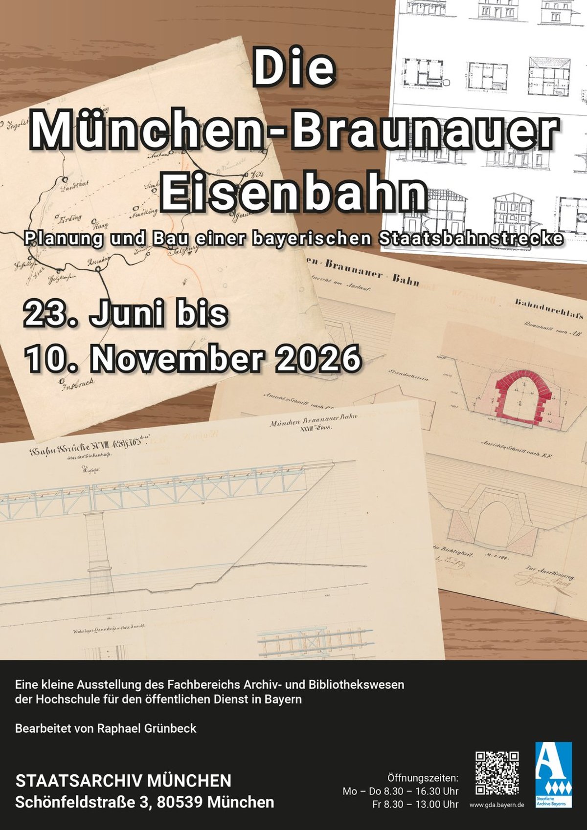 Die München-Braunauer Eisenbahn. Planung und Bau