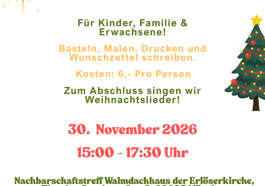 Weihnachtswerkstatt im Walmdachhaus