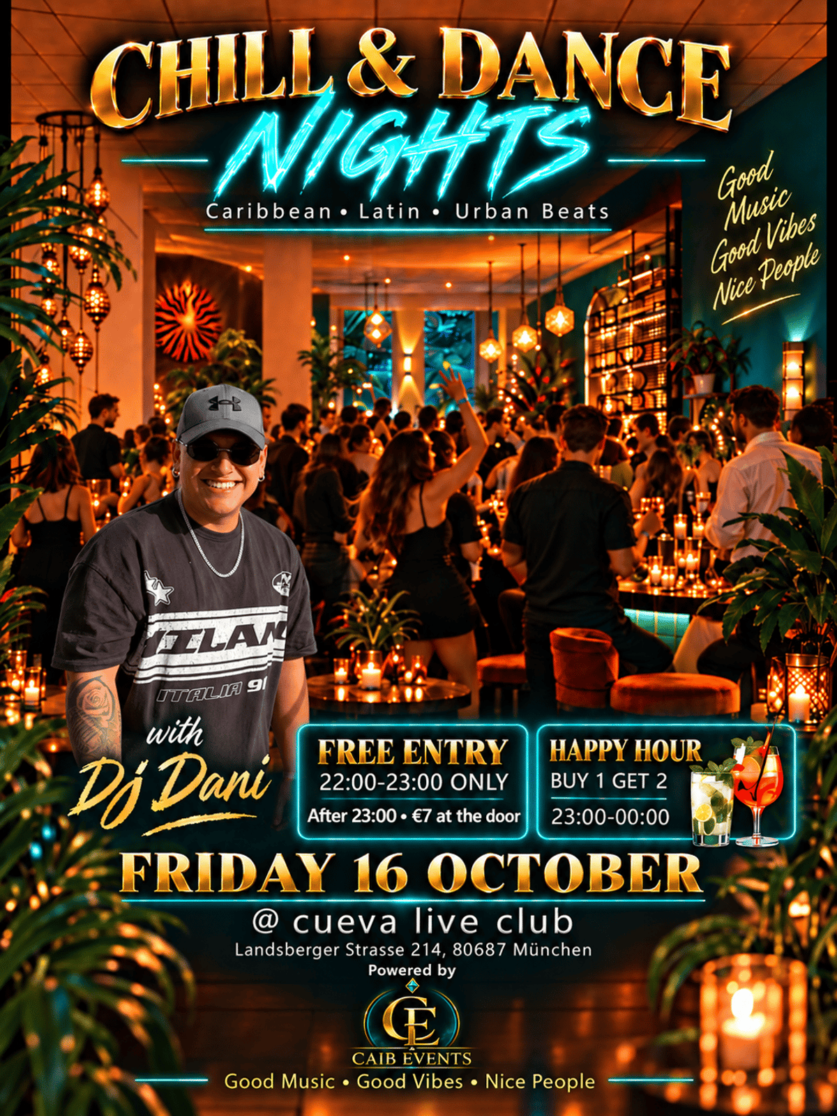 Chill & Dance Nights – Caribbean • Latin • Urban Beats