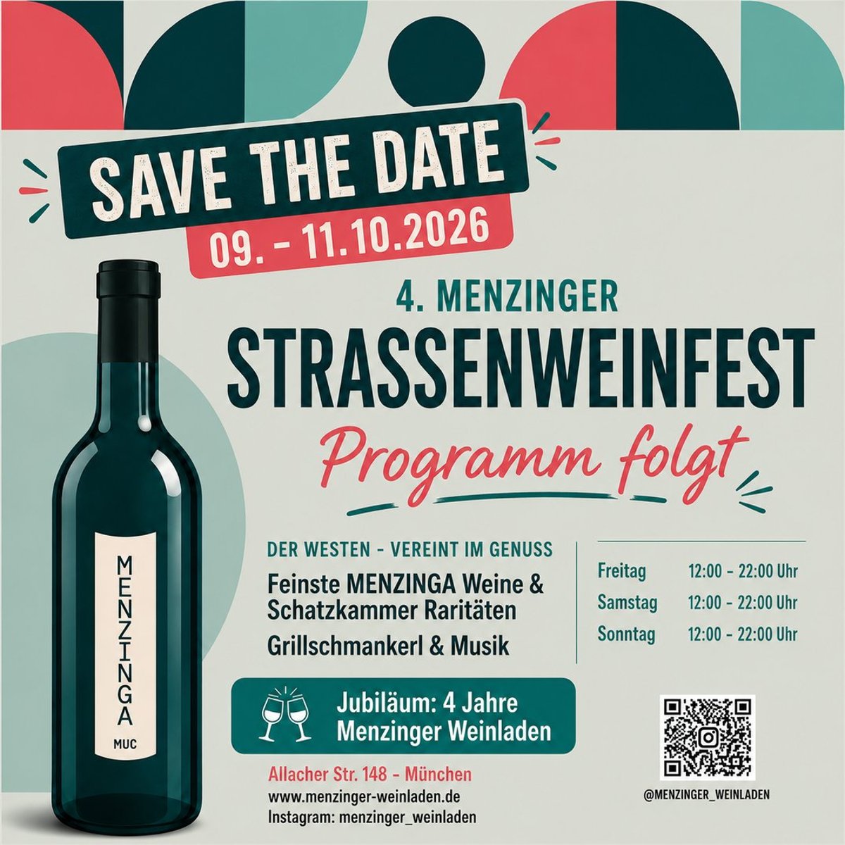 4. Menzinger Straßenweinfest