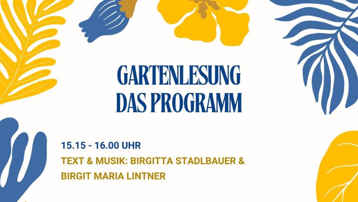 Musikalische Gartenlesung