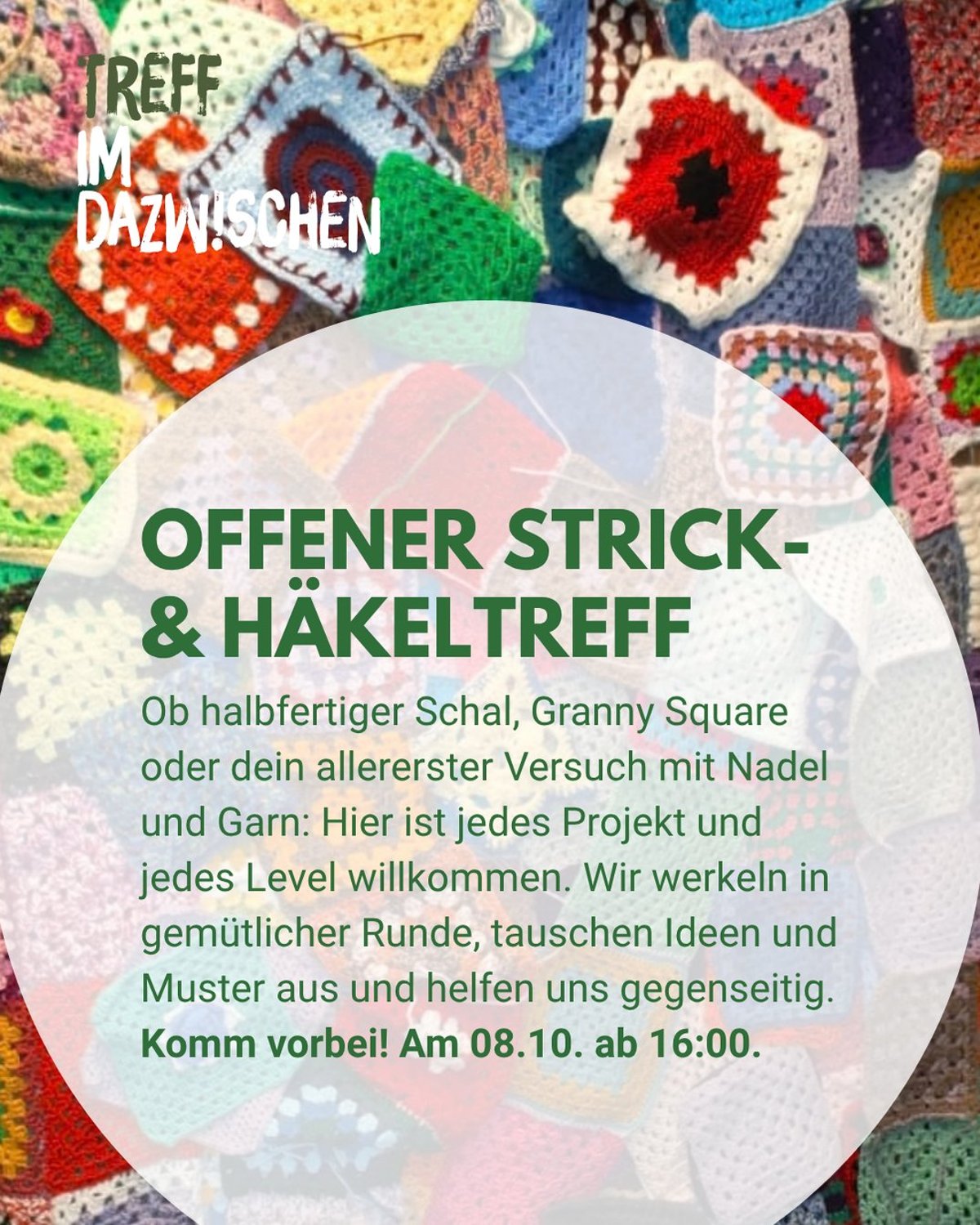 Offener Strick- & Häkeltreff im Dazwischen