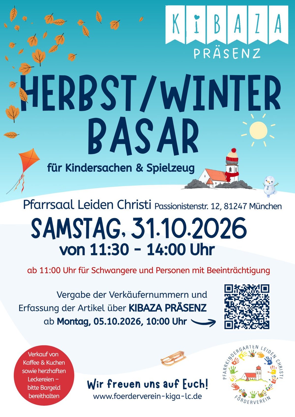 Herbst-/Winterbasar Kindergarten Leiden Christi Obermenzing