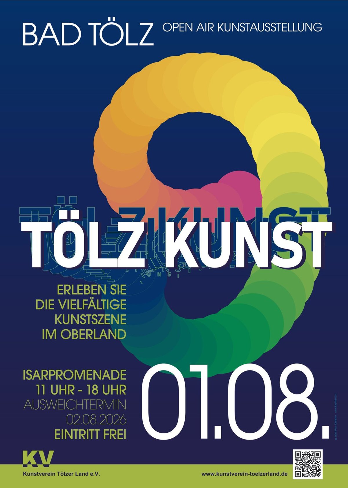 Tölzkunst9 – Kunst unter freiem Himmel an der Isarpromenade