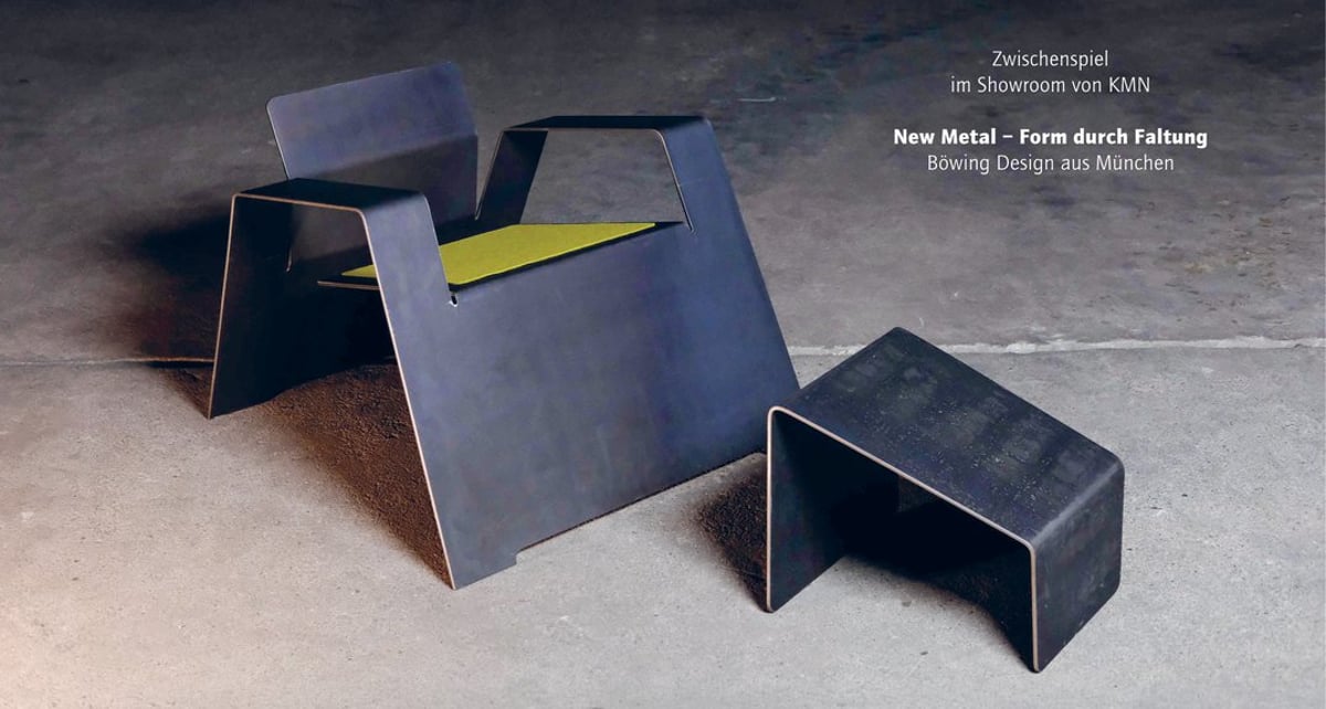 Benjamin Balthasar Böwing „Zwischenspiel: New Metal – Form durch Faltung“