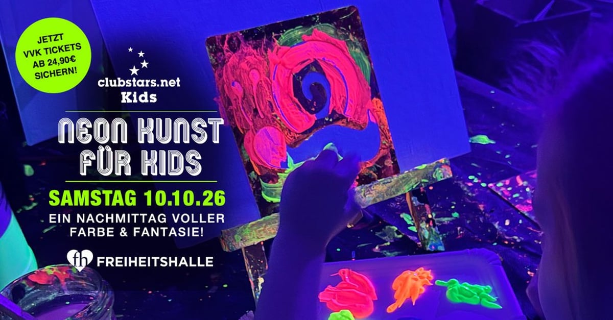 Neon Kunst für Kids