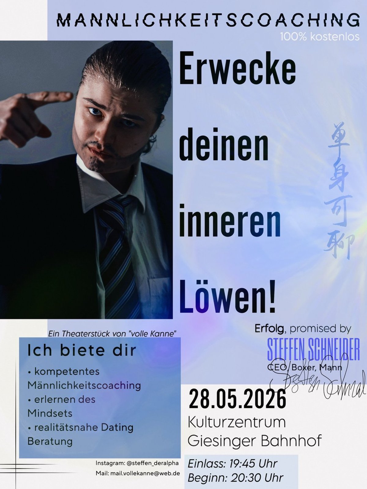 Erwecke deinen inneren Löwen!