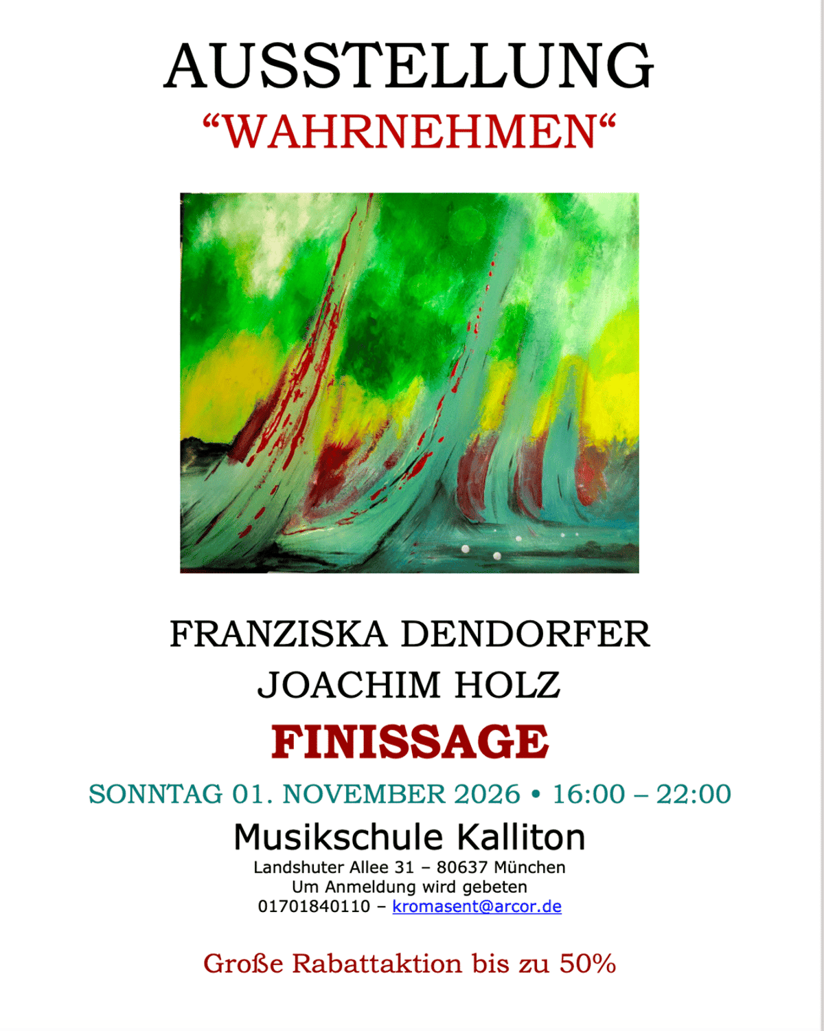Wahrnehmen – Finissage