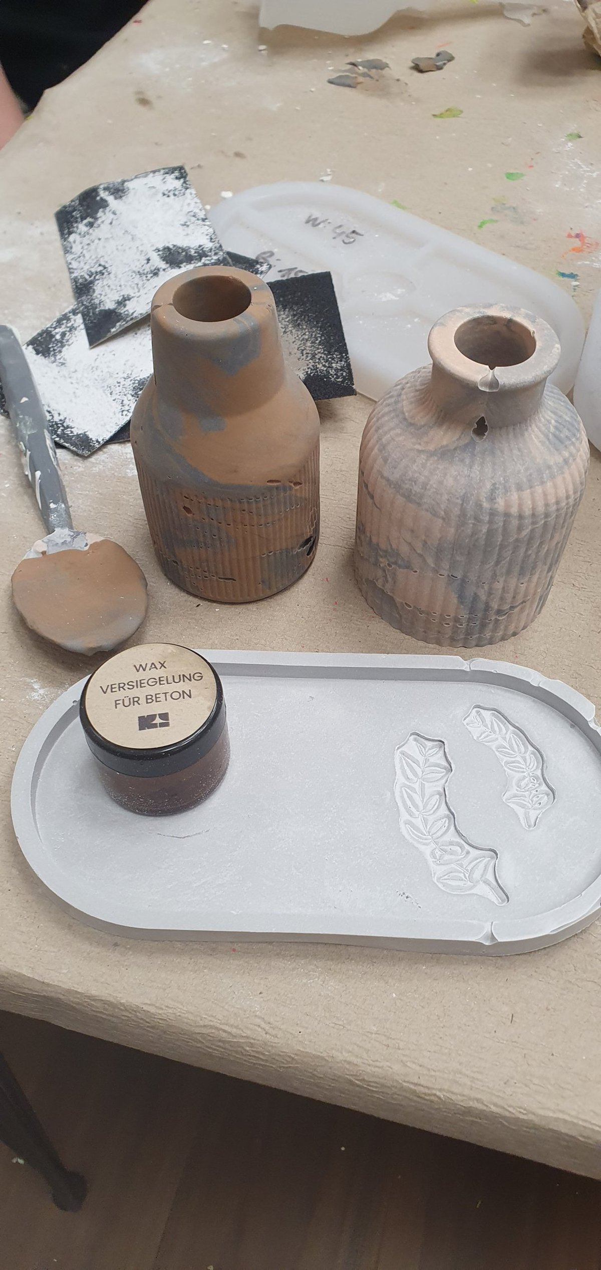 Beton gießen – Workshop