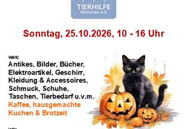 Flohmarkt zu Gunsten der Tierhilfe München e.V.