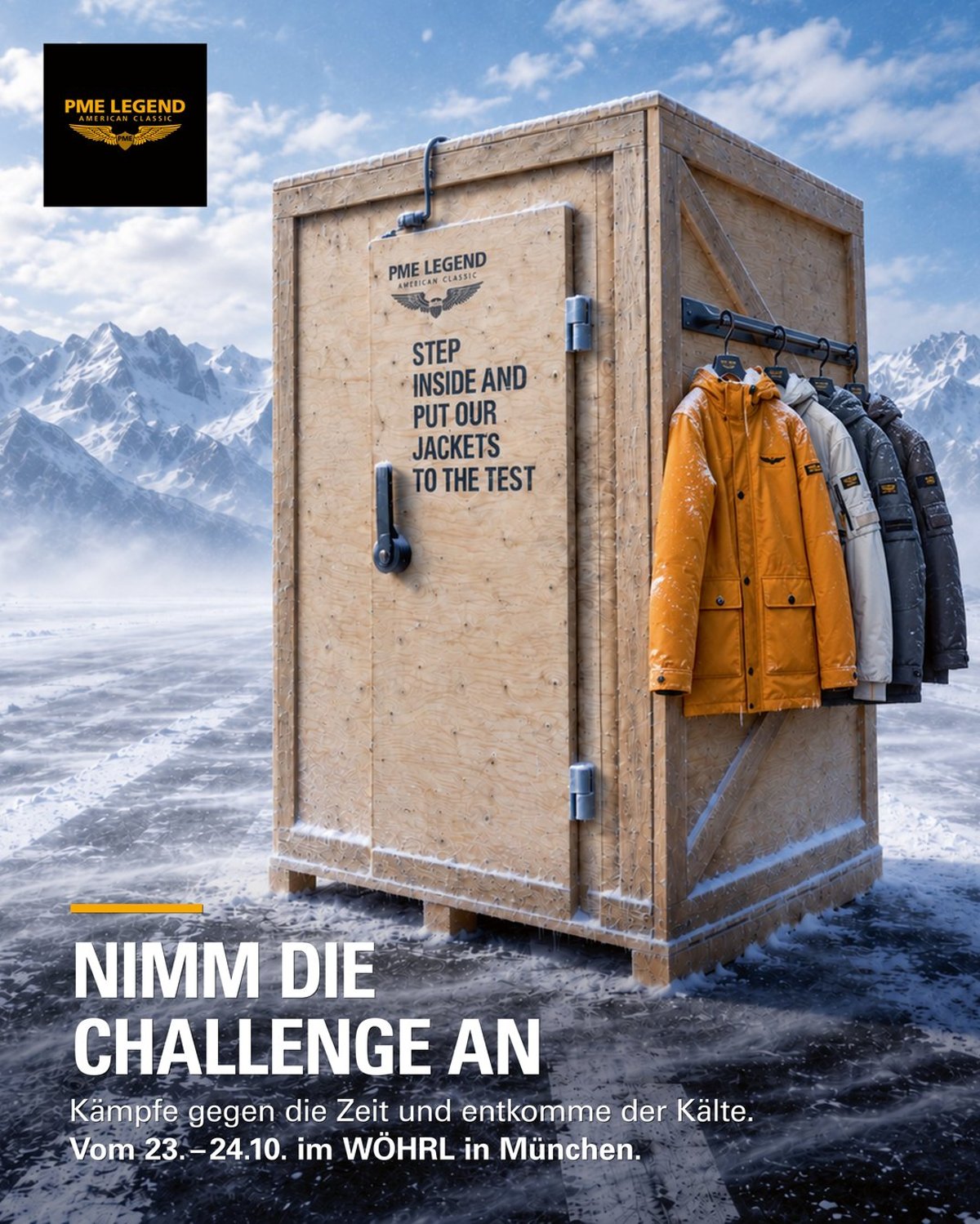The Coldest Escape – PME Legend bei Wöhrl München