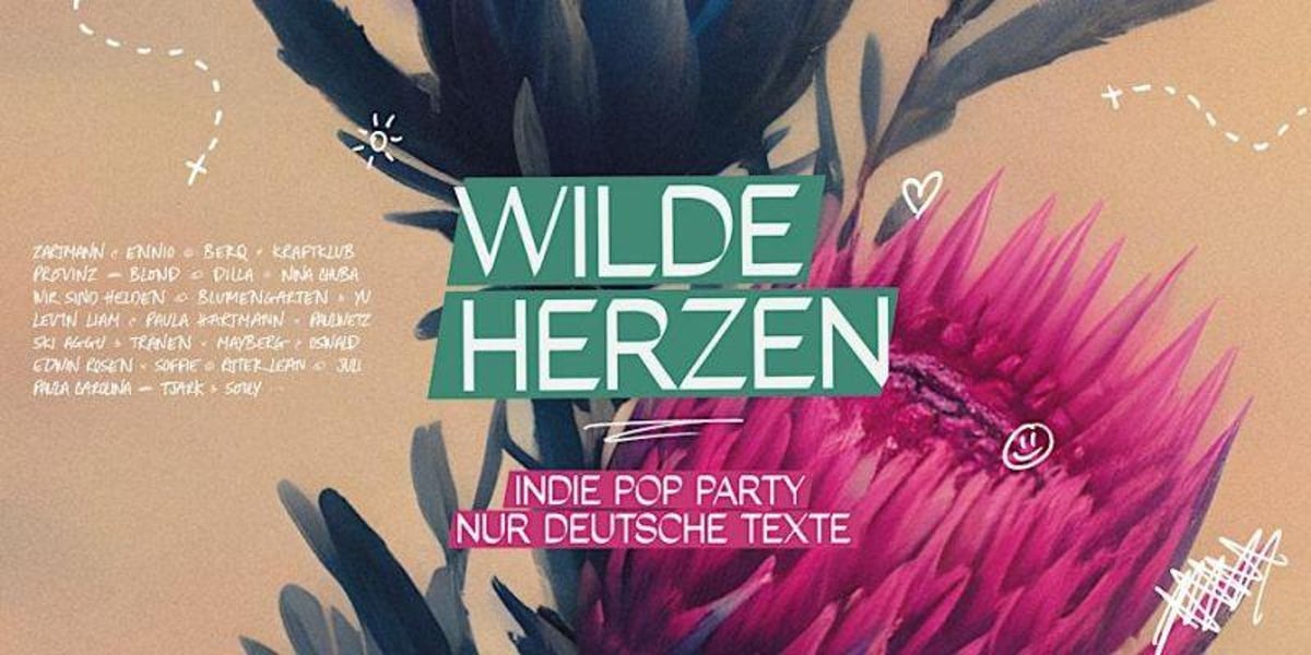 Wilde Herzen – Die Indie-Pop-Party mit deutschen Texten