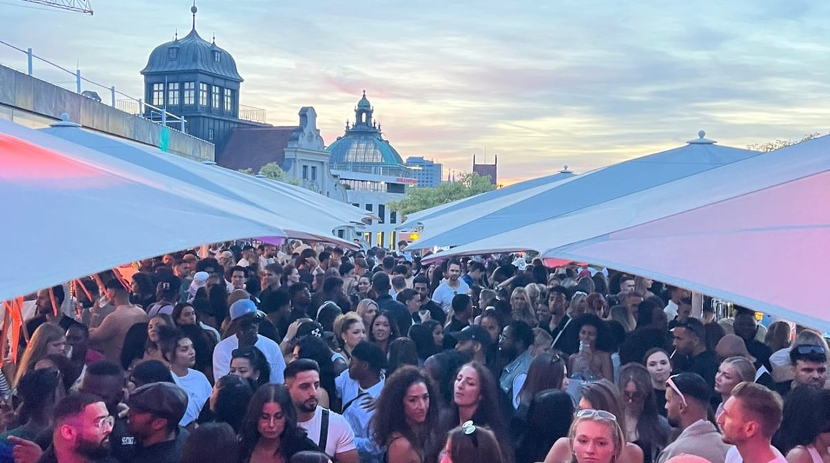 Oberpollinger Rooftop Party am 30.8.