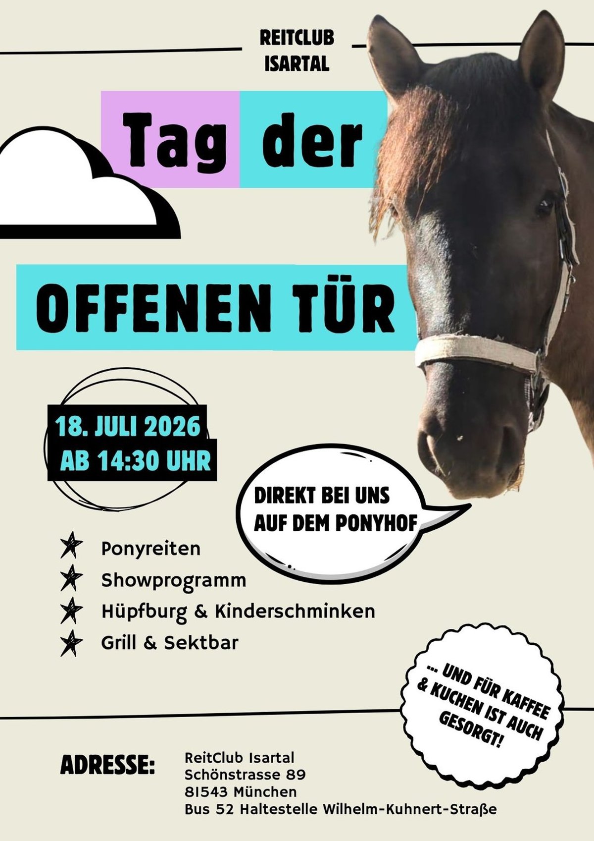 Tag der offenen Tür im Reitclub Isartal