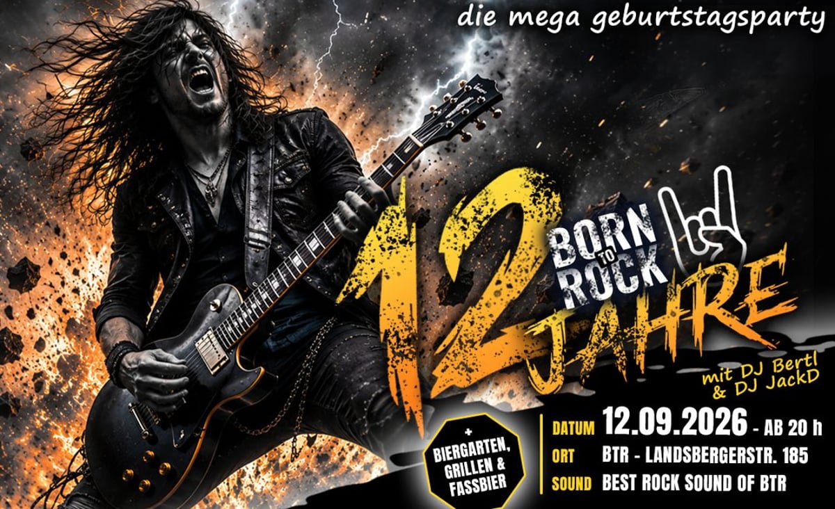 12 JAHRE BORN TO ROCK