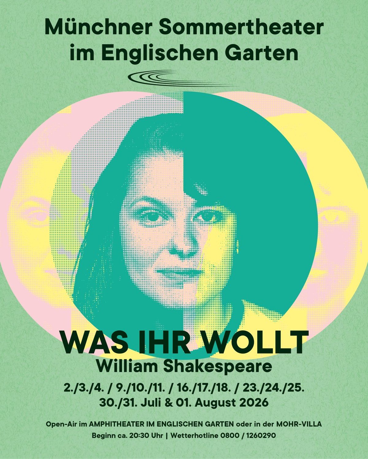 Münchner Sommertheater im Englischen Garten: Was Ihr wollt
