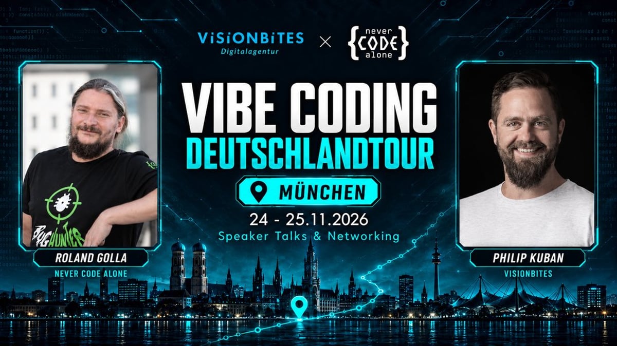 NCA Vibe Coding Deutschlandtour München – NCA x Visionbites