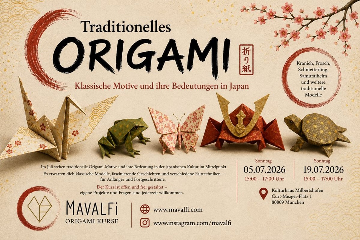 Traditionelles Origami