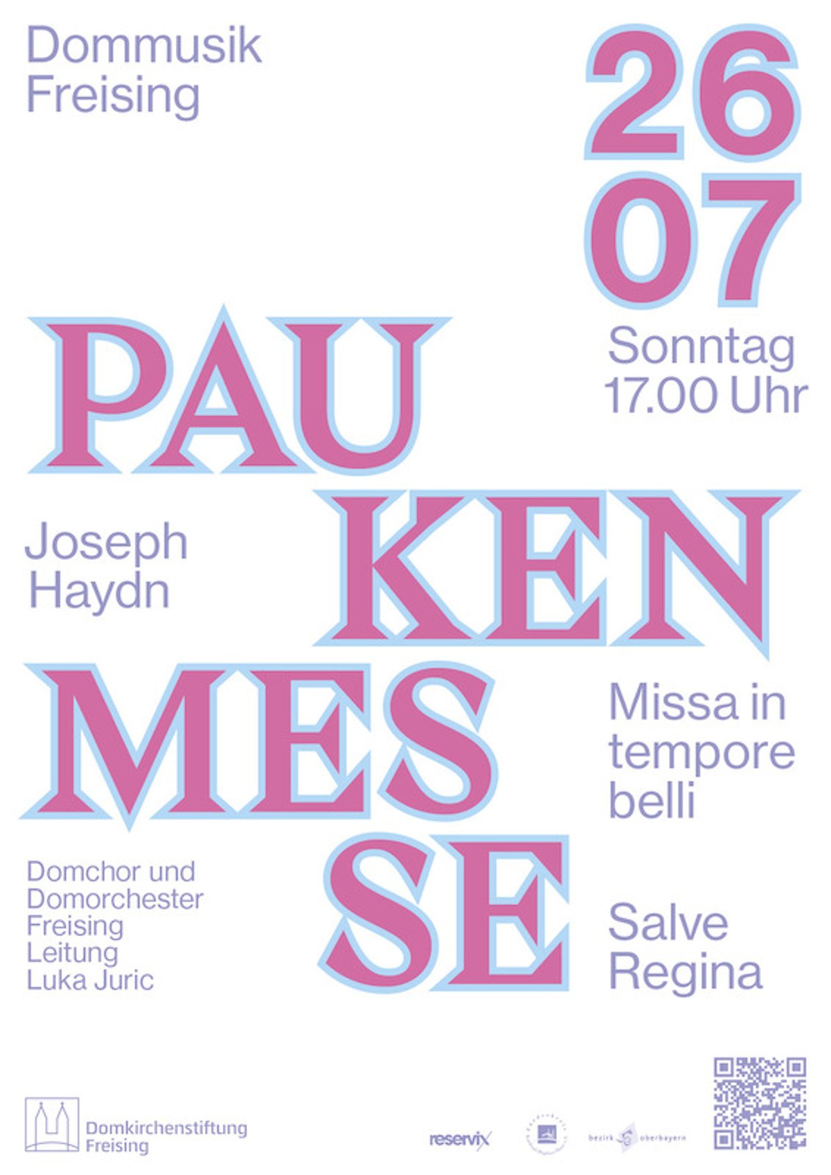Domchor und Domorchester Freising I Leitung Luka Juric – Paukenmesse – Missa in tempore belli I Salve Regina