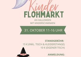 Kinderflohmarkt an Halloween