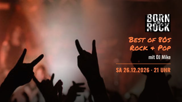 80s Rock Night - Born to Rock Special
