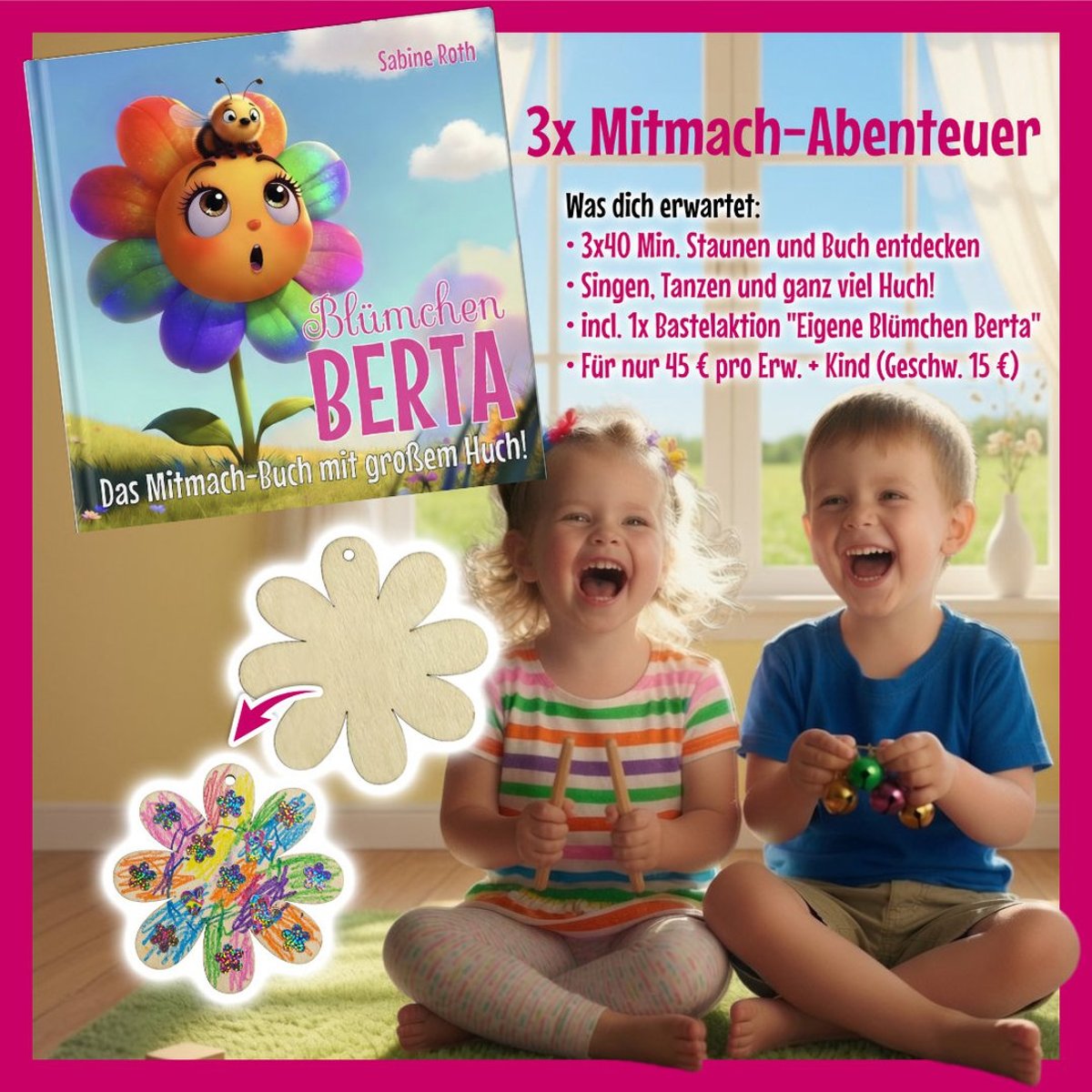 Blümchen Berta – Mitmach-Abenteuer