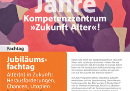 Jubiläumsfachtag „Alter(n) in Zukunft“