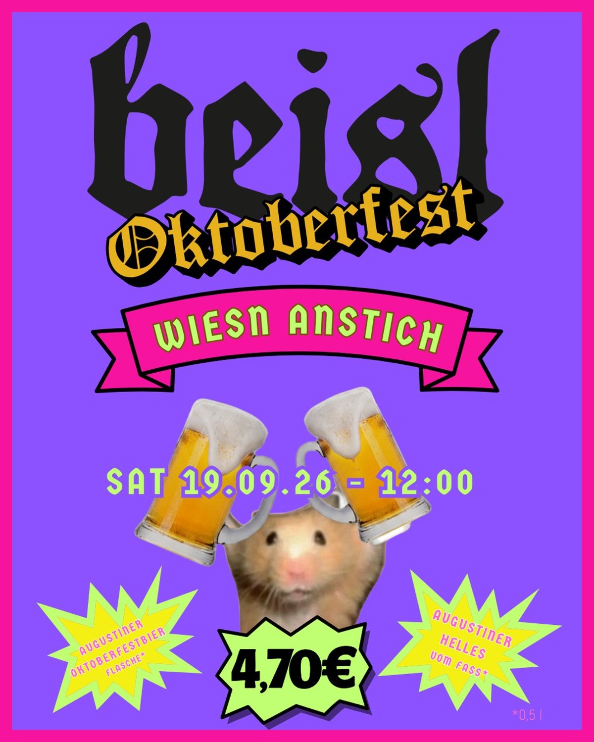 Wiesn Anstich @beisl