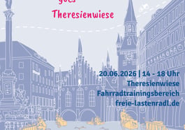 Lastenradl-Fahrschule auf der Theresienwiese