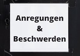 Klasse Anke Doberauer „Anregungen & Beschwerden“