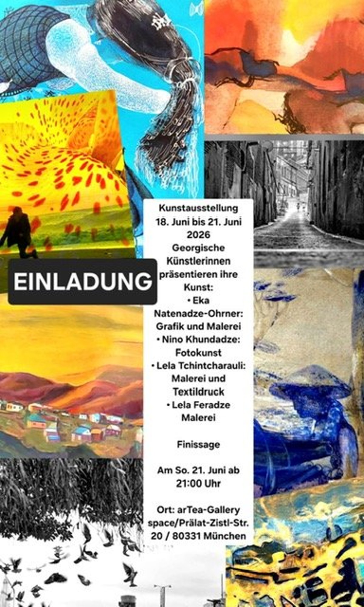 Georgische Künstler*innen: Malerei und Fotokunst