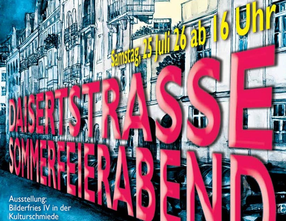 Sommerfeierabend in der Daiserstraße