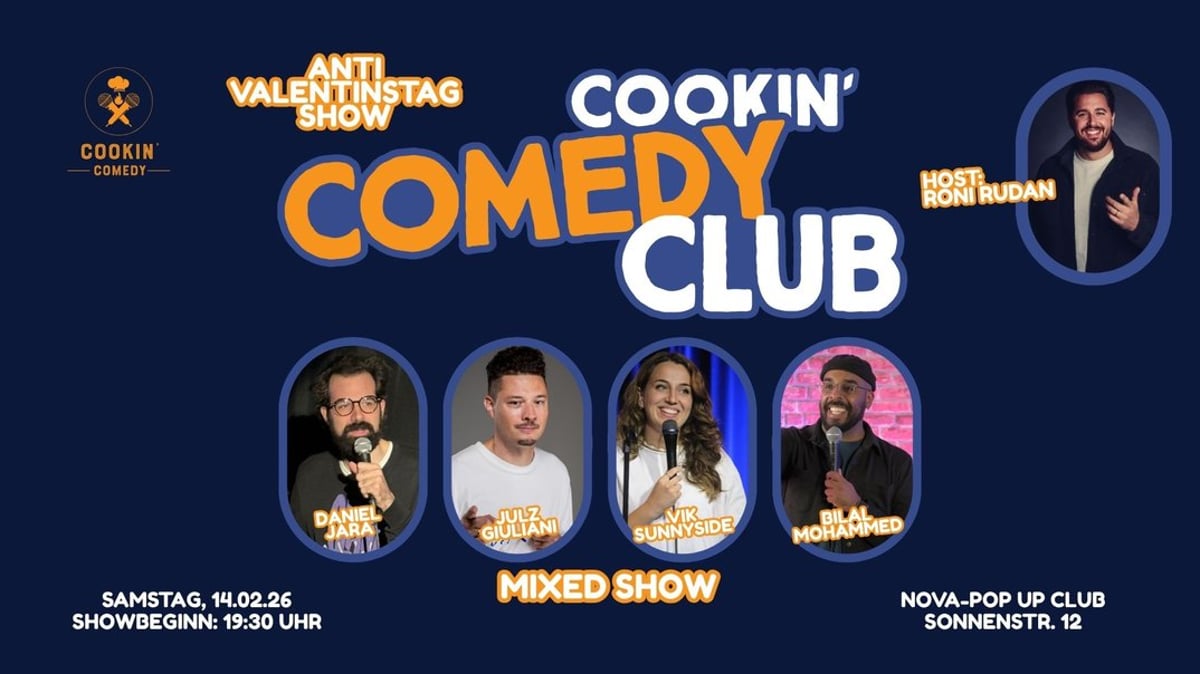 Cookin‘ Comedy – Stand Up Comedy im Werksviertel