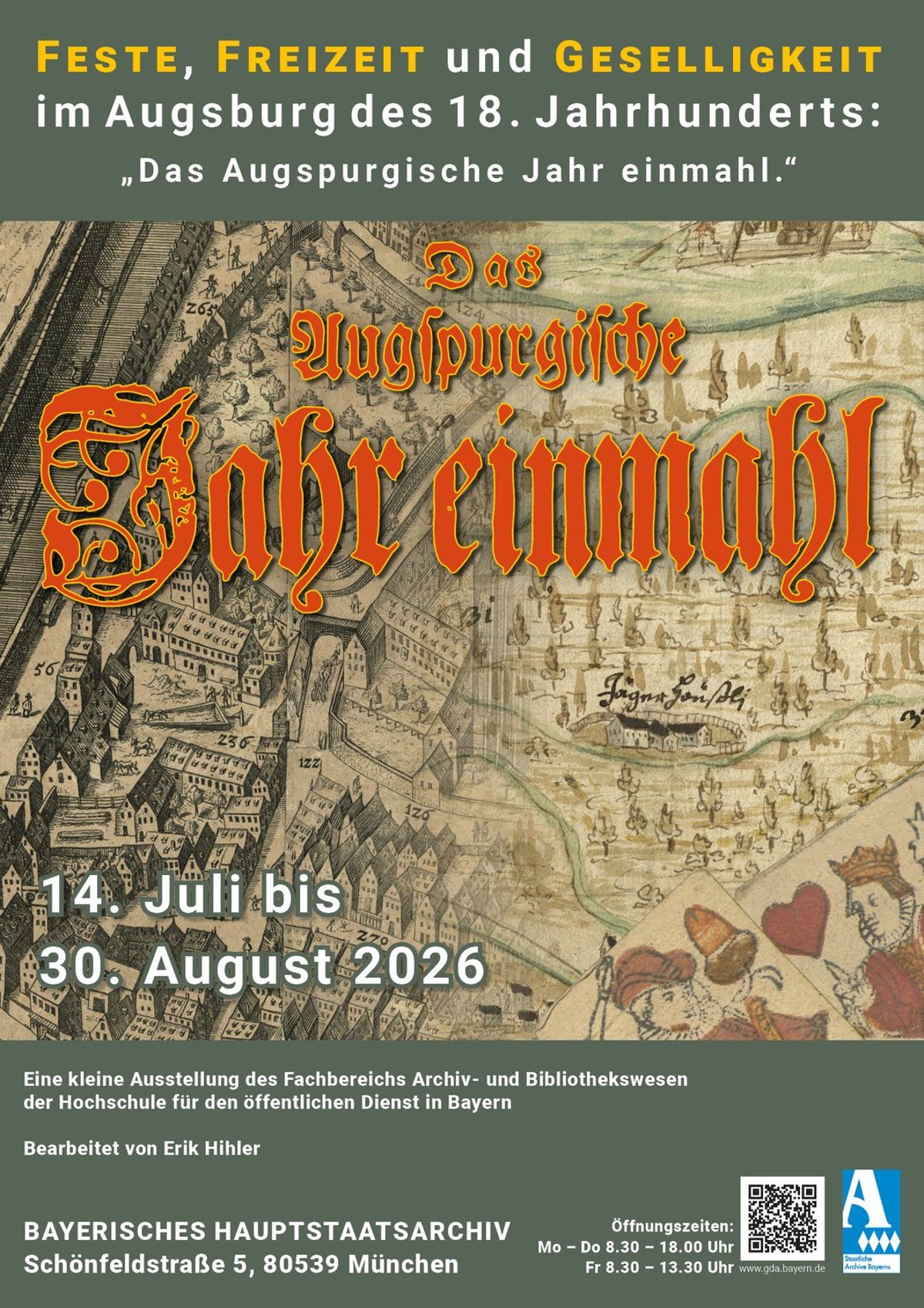 Feste, Freizeit und Geselligkeit im Augsburg des 18. Jahrhunderts