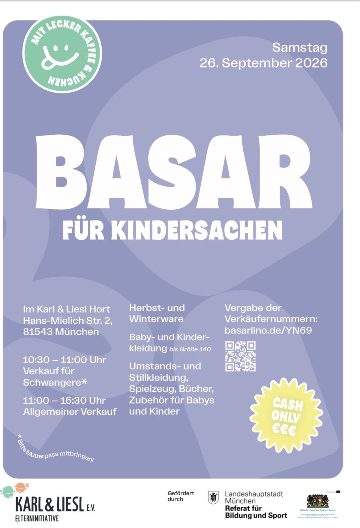 Basar für Kindersachen