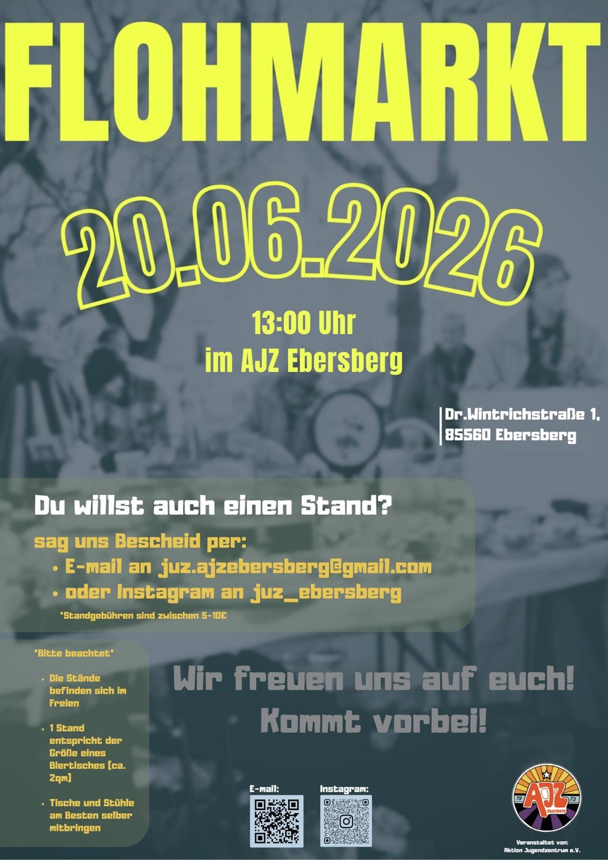 Flohmart im Jugendzentrum Ebersberg