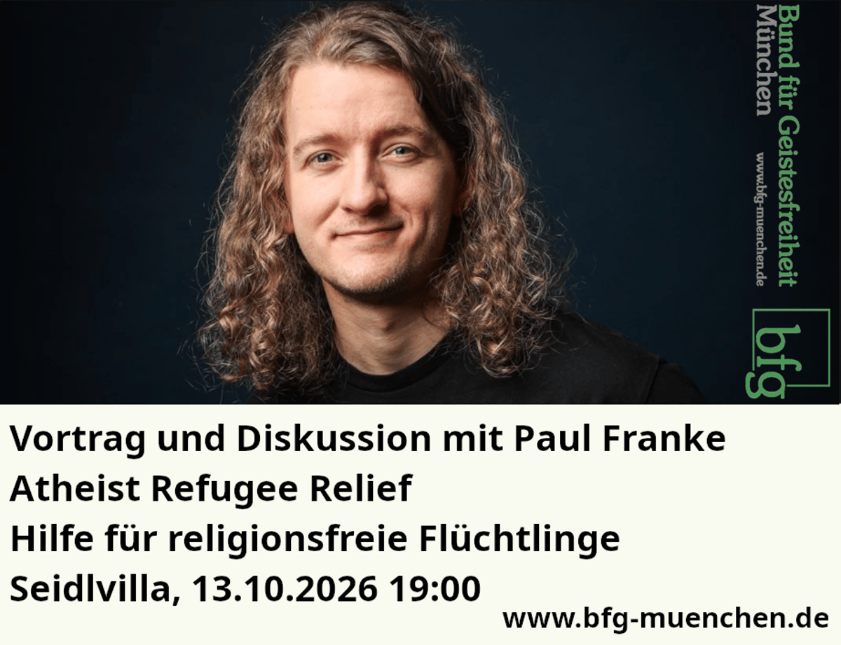 Hilfe für religionsfreie Flüchtlinge