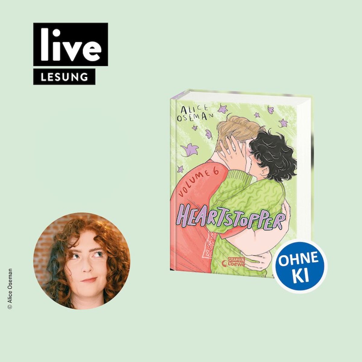 Alice Oseman – SIGNIERSTUNDE: „Heartstopper Volume 6“