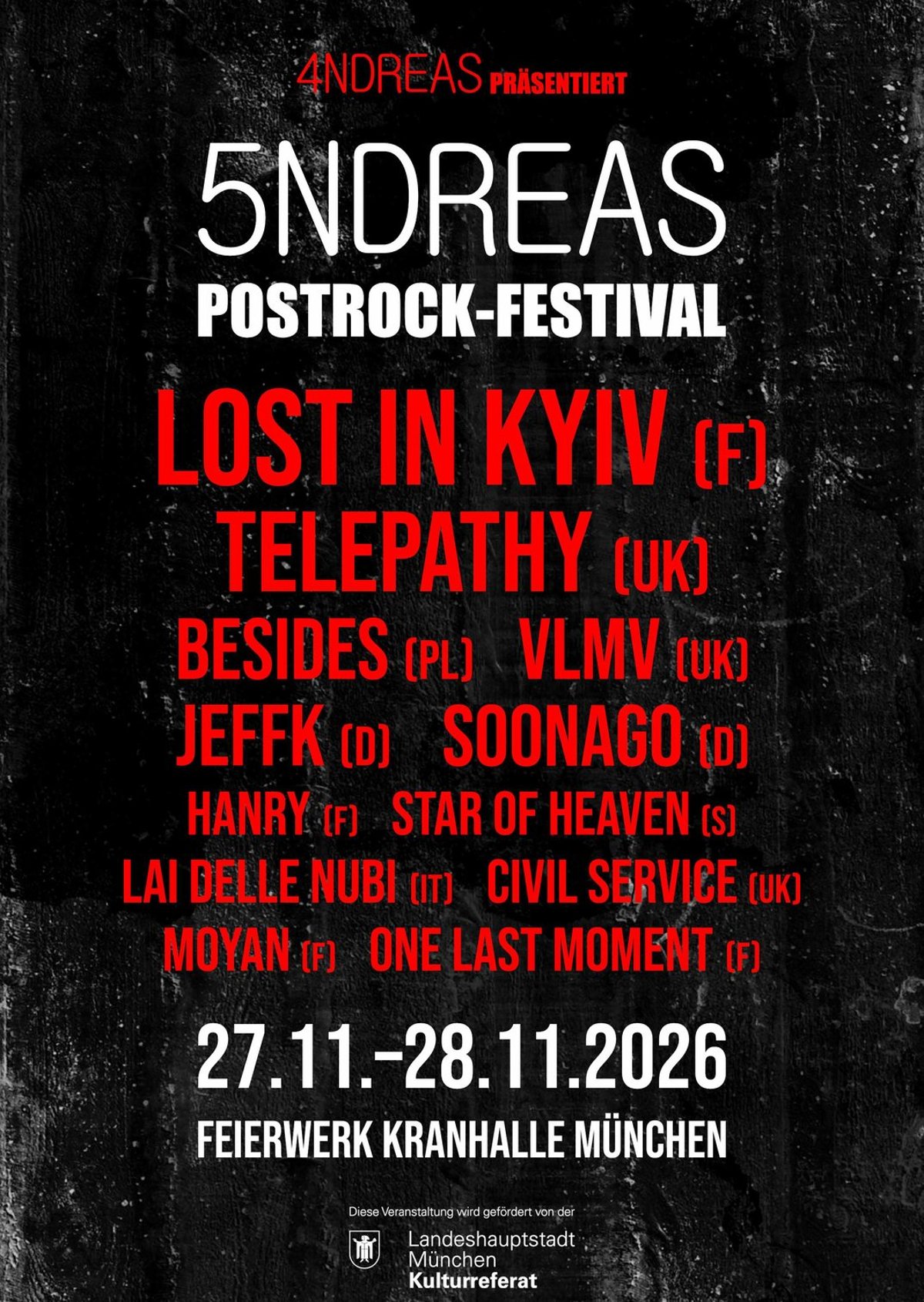 5NDREAS Postrock-Festival