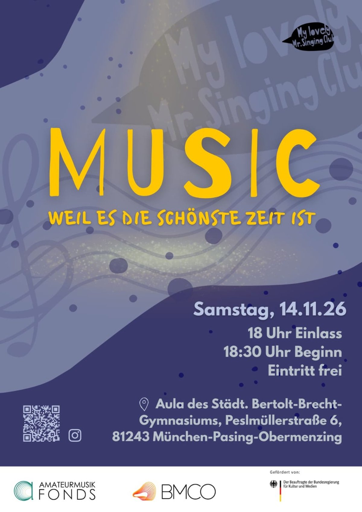 My lovely Mr. Singing Club