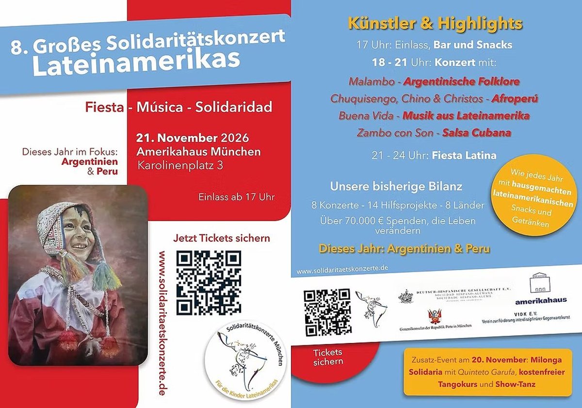 8. Großes Solidaritätskonzert Lateinamerikas